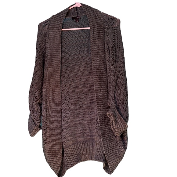 a.n.a Women's Open-Front Cardigan - Army Green - Picture 1 of 8